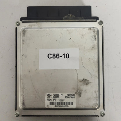 FORD FOCUS ECU / 2M5A-12A650-PF / 12220510 / R0411C004G / DWZH / DELPHI - C86-10 - 3