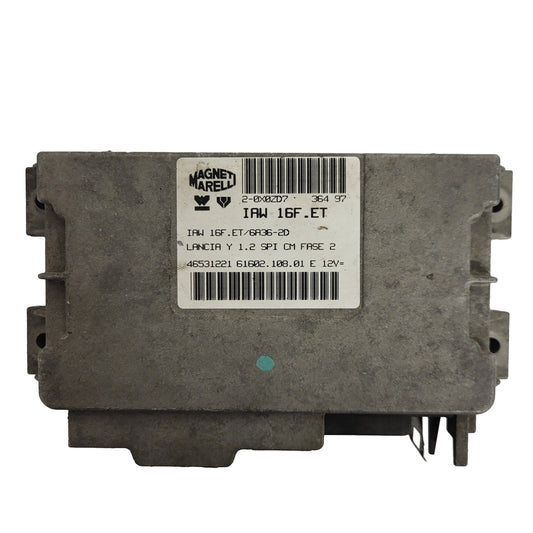 LANCIA Y 1.2 SPI SM ECU / IAW 16F.ET / 46531221 / 61602.108.01 / MAGNETI MARELLI