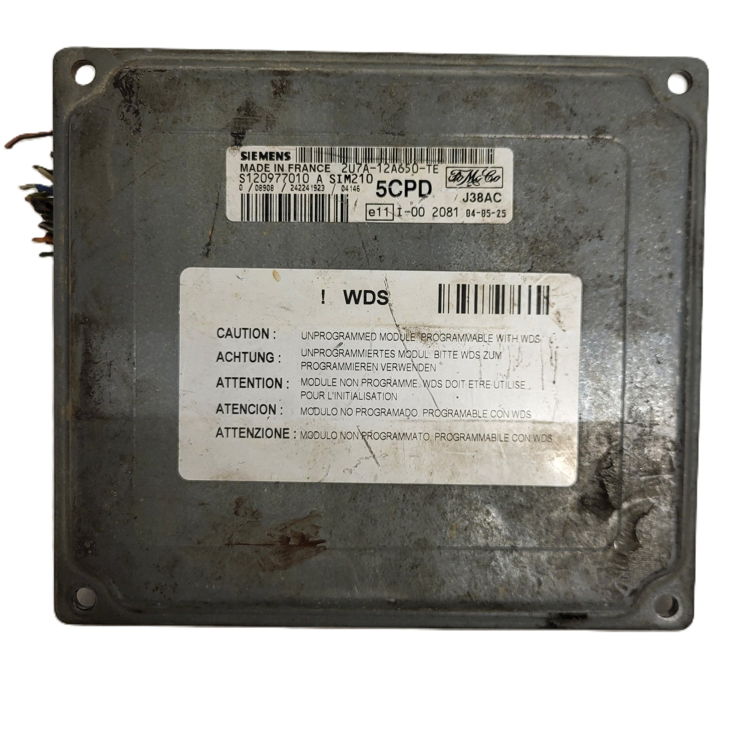 FORD ECU / 2U7A-12A650-TE / S120977010A / SIM210 / 5CPD / SIEMENS