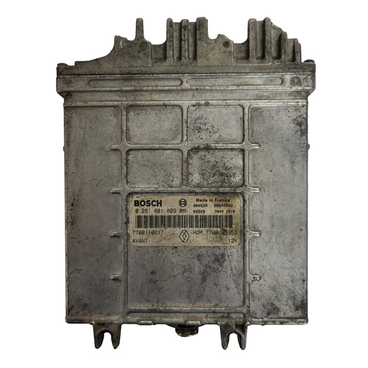Renault ECU / 0281001809 / 7700110647 / 7700105953 / BOSCH