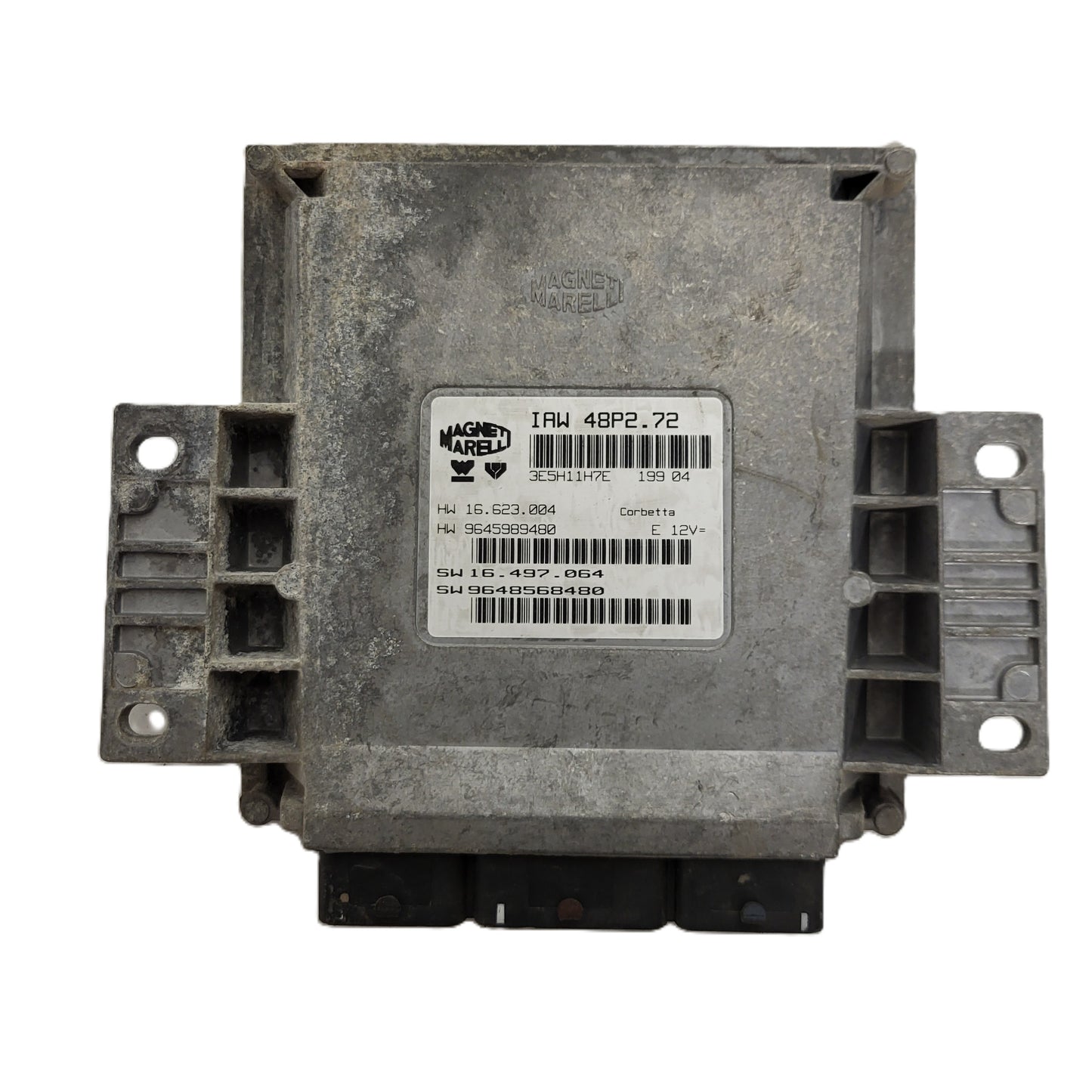PEUGEOT CITROEN ECU / IAW 48P2.72 / SW 9648568480 / HW 9645989480 / MAGNETI MARELLI