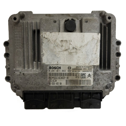 Peugeot Citroen ECU / 0281011863 / 9655943580 / EDC16C34 / BOSCH
