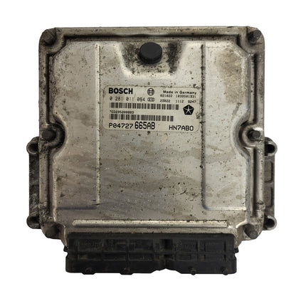 CHRYSLER VOYAGER 2.5 ECU / 0281011064 / TED295208883 / P04727665AB / BOSCH