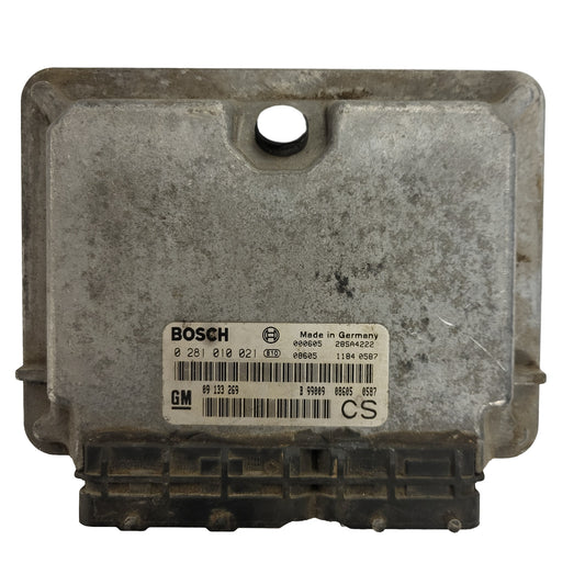 Opel Zafira ECU / 0281010021 / 09133269 / CS / BOSCH