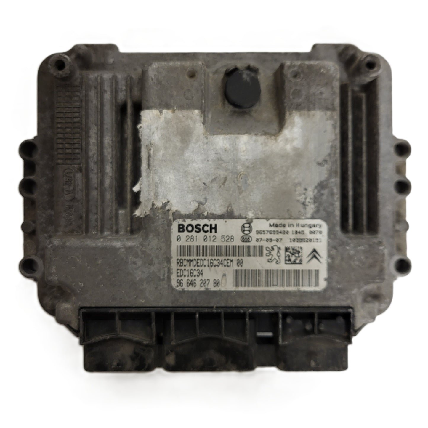 PEUGEOT CITROEN ECU / 0281012528 / 9664620780 / EDC16C34 / 9657699480 / BOSCH