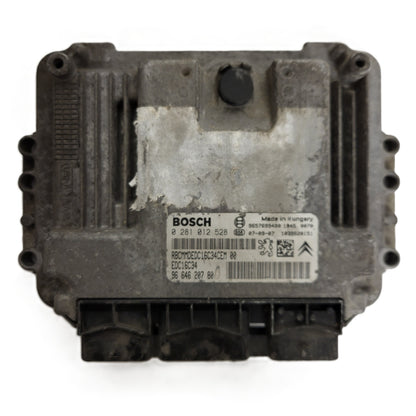 PEUGEOT CITROEN ECU / 0281012528 / 9664620780 / EDC16C34 / 9657699480 / BOSCH