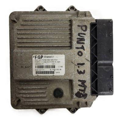 FIAT PUNTO ECU / MJD 6JF.P3 / 55195817 / HW1BM / 71600.053.00 / MAGNETI MARELLI