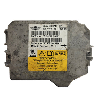 MINI R56  MODULE ECU / 2204408-10 / 3428715-02 / 313428715028 / Autoliv