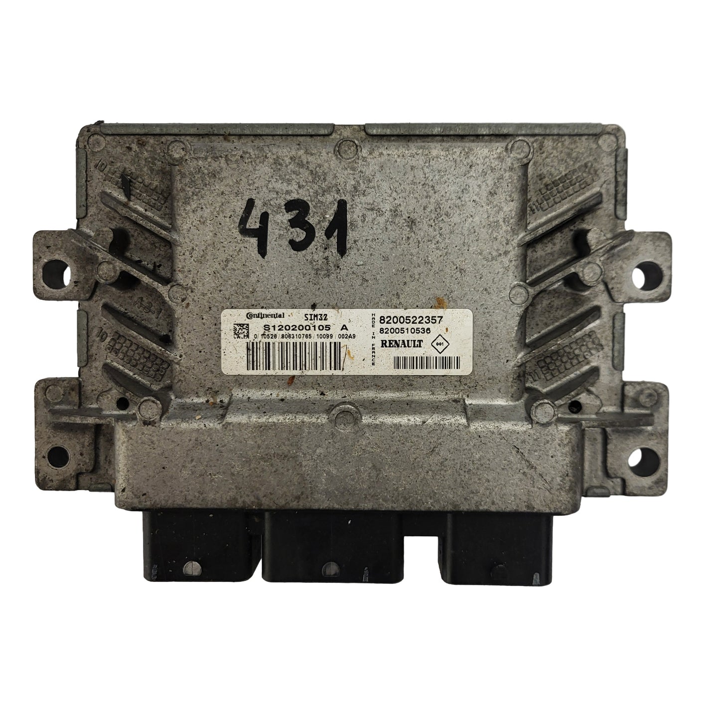 Renault Clio 3 ECU / S120200105A / 8200522357 / 8200510536 / SIM32 / S120200105
