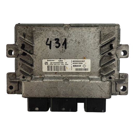 Renault Clio 3 ECU / S120200105A / 8200522357 / 8200510536 / SIM32 / S120200105