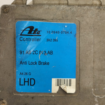FORD ESCORT ABS ECU / 91AB2C013AB / 10.0940-0704.4 / 3X2395