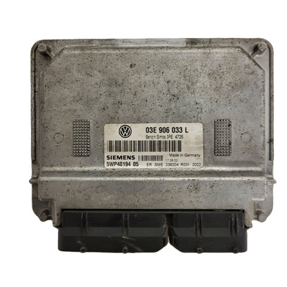VW POLO ECU / 03E906033L / 5WP40194 05 / SIMOS 3PE / BOSCH