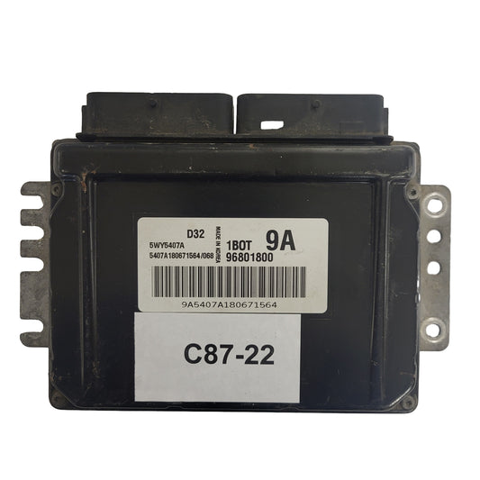 CHEVROLET MATIZ  ECU / 96801800 / 5WY5407A / 1BOT / 9A / D32