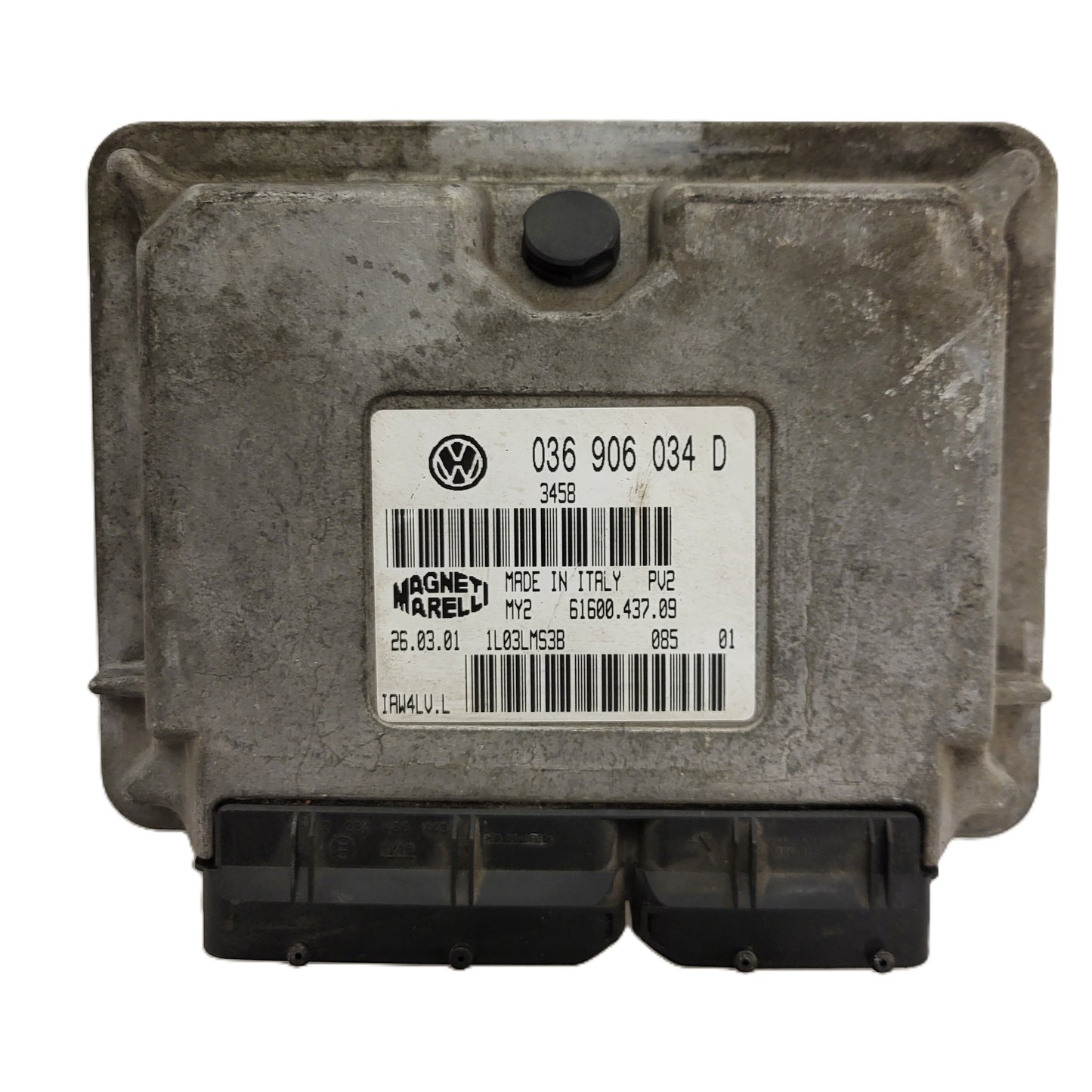 VW ECU / 036906034DG / IAW 4MV.DG / IAW4MV.DG / 61601.018.09 / MAGNETI MARELLI