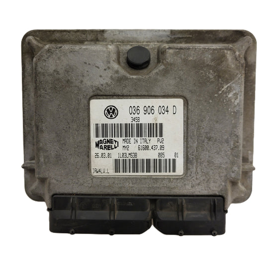 VW ECU / 036906034DG / IAW 4MV.DG / IAW4MV.DG / 61601.018.09 / MAGNETI MARELLI