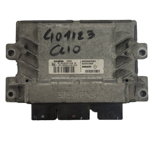 Renault Clio 3 ECU / S120200105A / 8200522357 / 8200510536 / SIM32 / S120200105