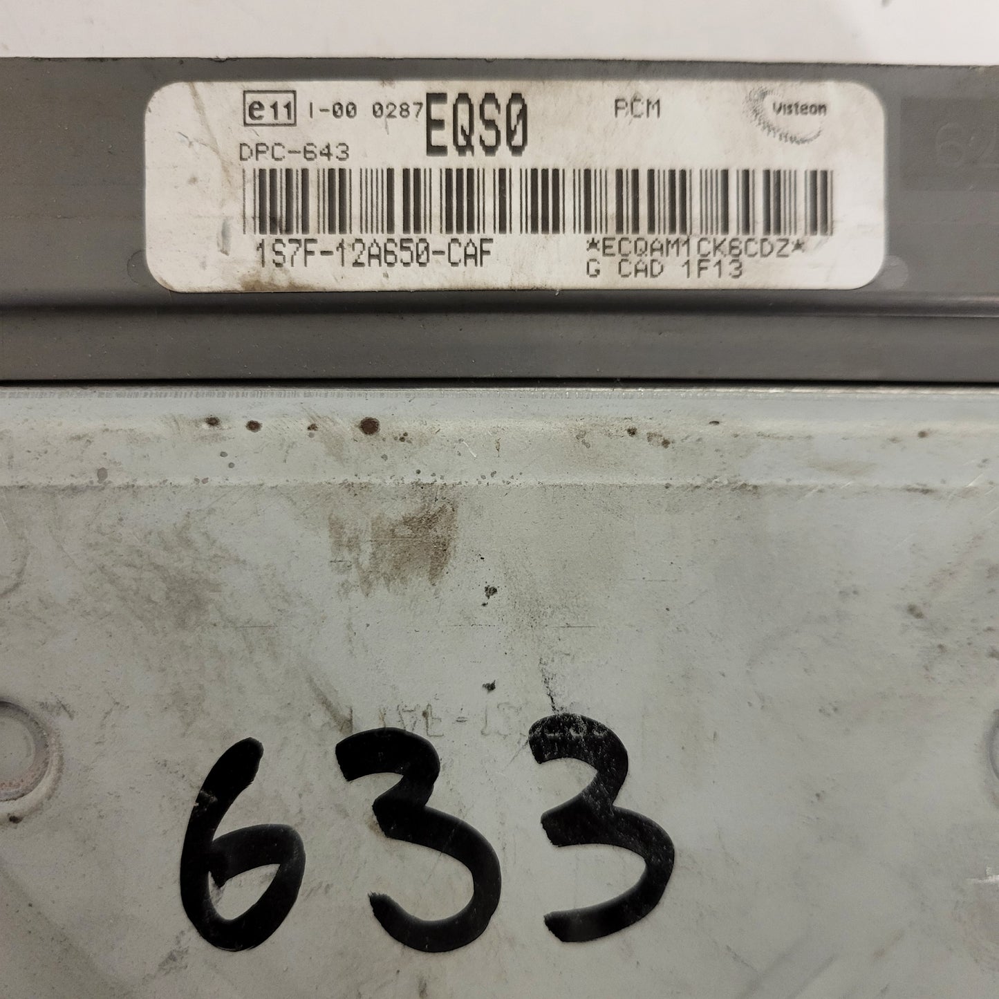 FORD MONDEO ECU / 1S7F-12A650-CAF / DPC-643 / EQS0 / VISTEON