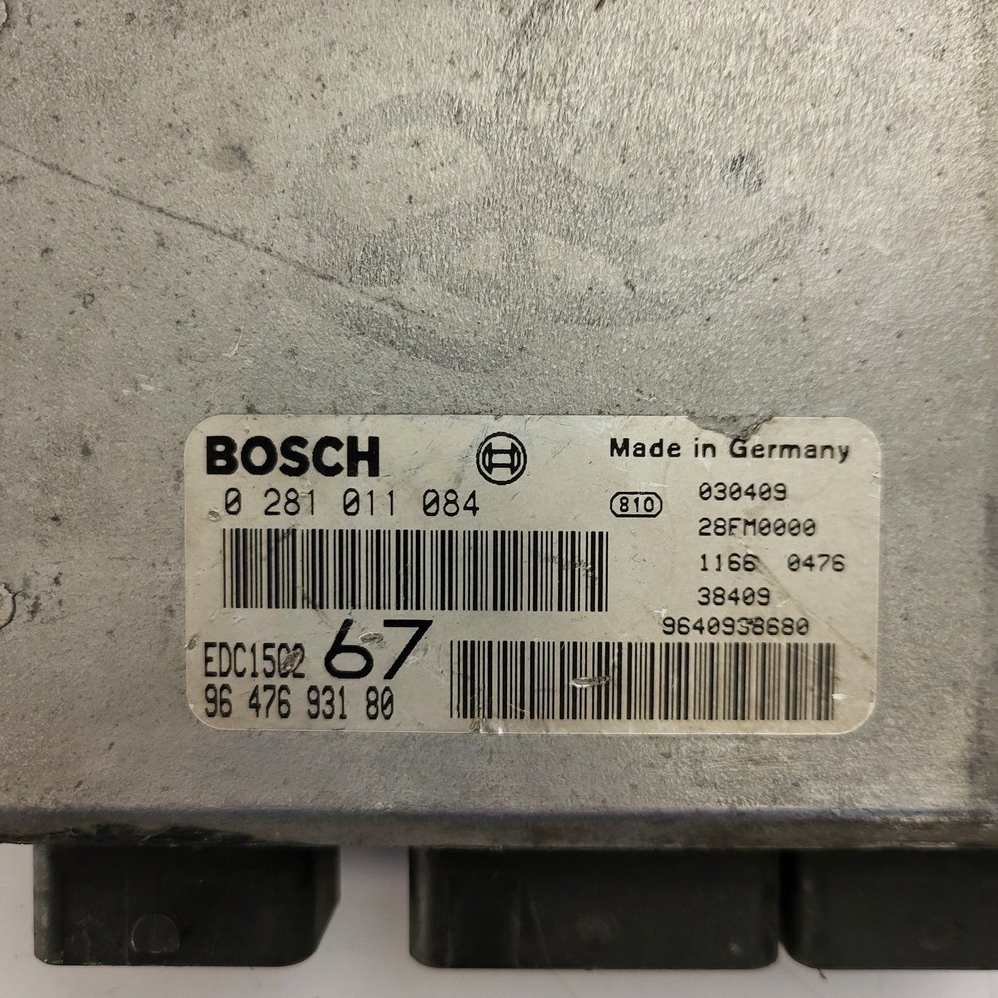 CITROEN XSARA ECU / 0281011084 / 9647693180 / EDC15C2 / BOSCH