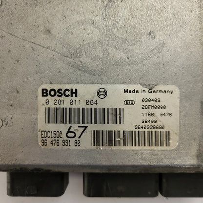 CITROEN XSARA ECU / 0281011084 / 9647693180 / EDC15C2 / BOSCH