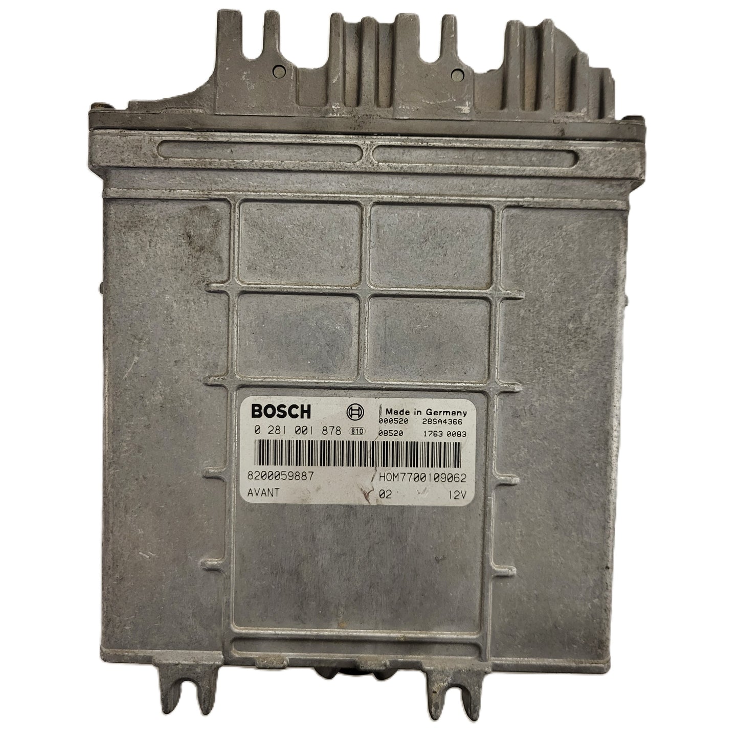 RENAULT KANGOO ECU / 0281001878 / 8200059887 / HOM7700109062 / BOSCH