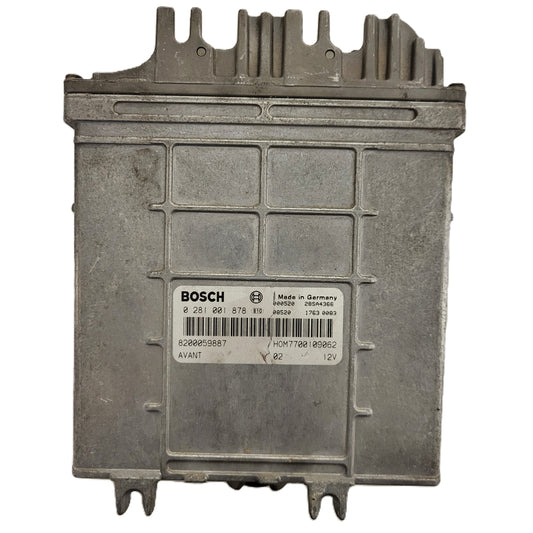 RENAULT KANGOO ECU / 0281001878 / 8200059887 / HOM7700109062 / BOSCH