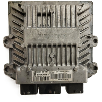 CITROEN C3 ECU / 5WS40110E-T / 9654925480 / 9648624280 / SID804 / SIEMENS