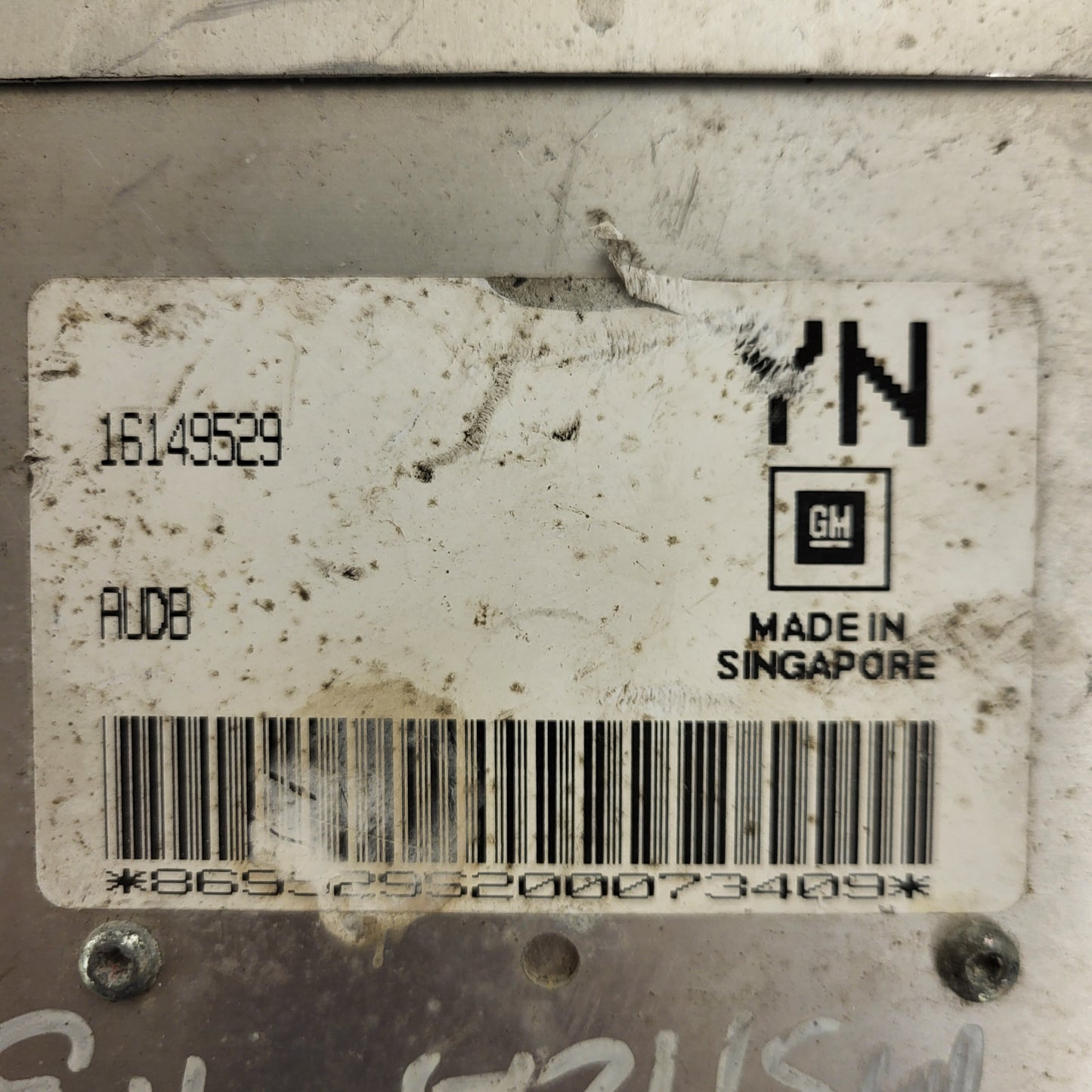 OPEL ECU / 16149529 / AUDB / YN