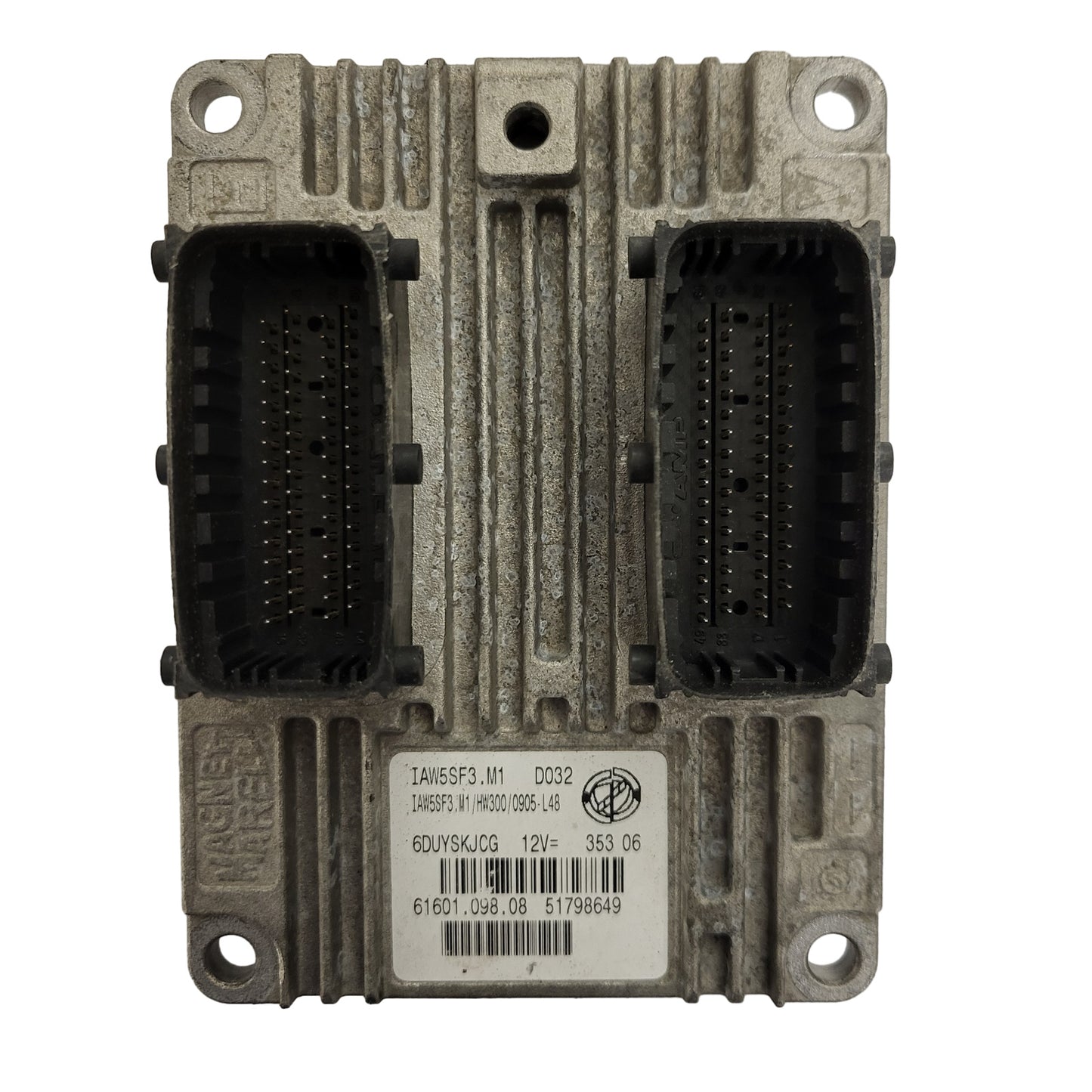 FIAT GRANDE PUNTO ECU / IAW 5SF3.M1 / 51798649 / 61601.098.08 / HW300 / MAGNETI MARELLI