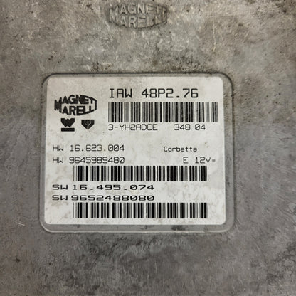 Peugeot Citroen ECU / IAW 48P2.76 / HW 9645989480 / SW 9652488080