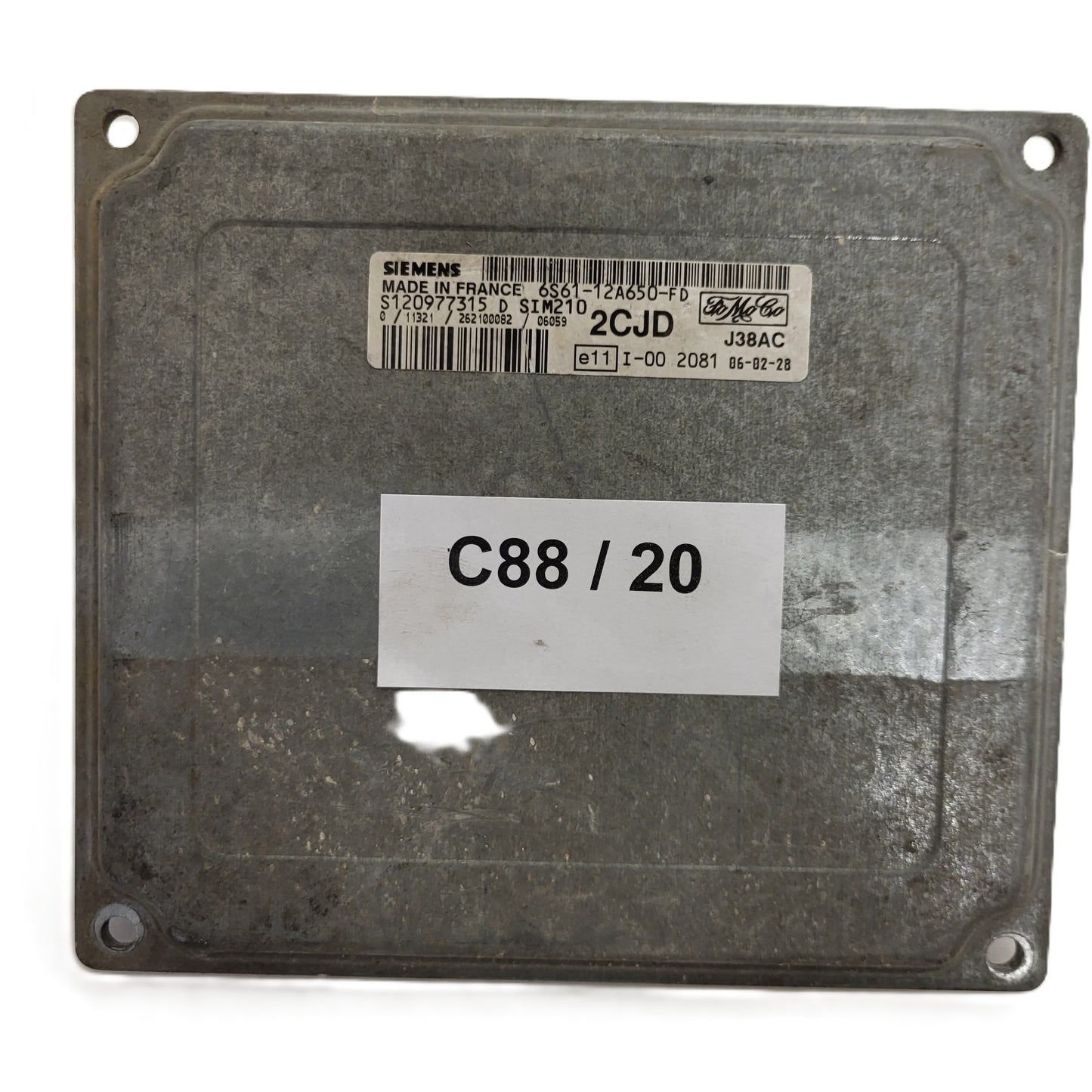 Ford SIESTA ECU / 6S61-12A650-FD / 2CJD / S120977315D / SIM210 / J38AC / SIEMENS