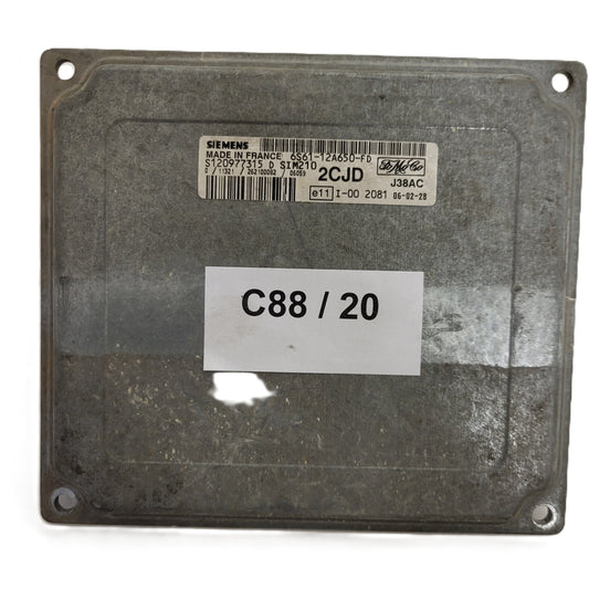 Ford SIESTA ECU / 6S61-12A650-FD / 2CJD / S120977315D / SIM210 / J38AC / SIEMENS