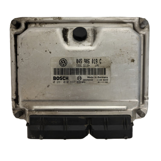VW VAG POLO GOLF ECU / 045906019C / 0281010697 / EDC15P+ / BOSCH