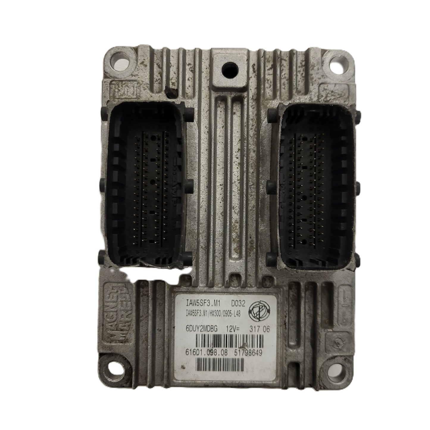 FIAT GRANDE PUNTO ECU / IAW 5SF3.M1 / 51798649 / 61601.098.08 / HW300 / MAGNETI MARELLI