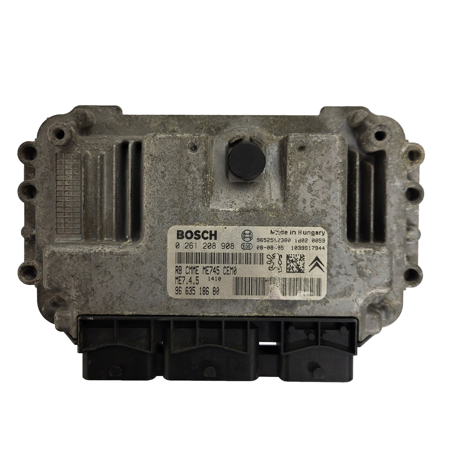 CITROEN PEUGEOT ECU / 0261208908 / ME7.4.5 / 9663518680 / 9652552380 / ME745 / BOSCH