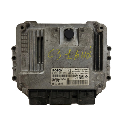 CITROEN C3 ECU / 0281011804 / EDC16C34 / 9662212280 / 9653958980 / BOSCH