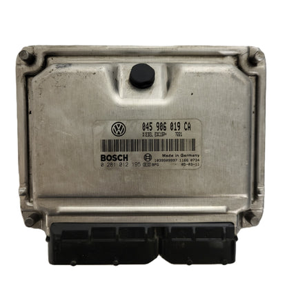VW POLO ECU / 045906019CA / 0281012195 / EDC15P+ / BOSCH