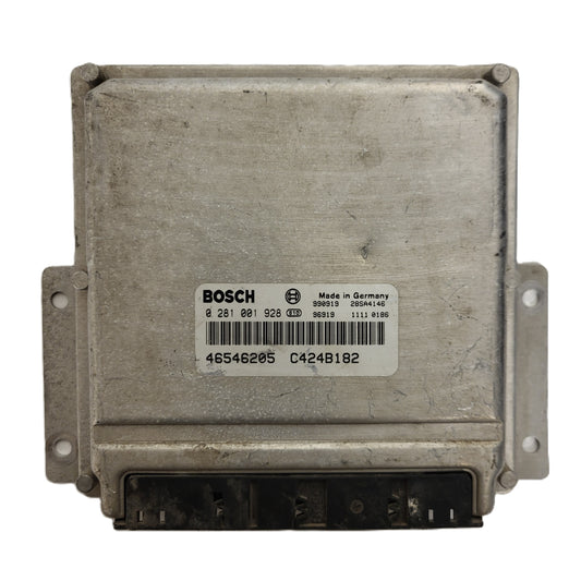 Fiat BRAVO ECU / 0281001928 / 46546205 / C424B182 / BOSCH