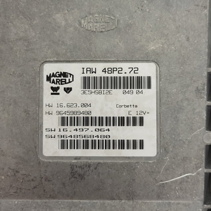 PEUGEOT CITROEN ECU / IAW 48P2.72 / SW 9648568480 / HW 9645989480
