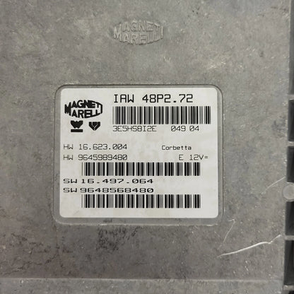 PEUGEOT CITROEN ECU / IAW 48P2.72 / SW 9648568480 / HW 9645989480 - C89-22 - 2