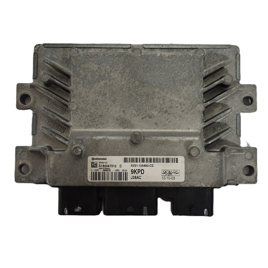 Ford ECU / S180047012D / AV21-12A650-CD / EMS2102 / 9KPD / S180047012 / J38AC