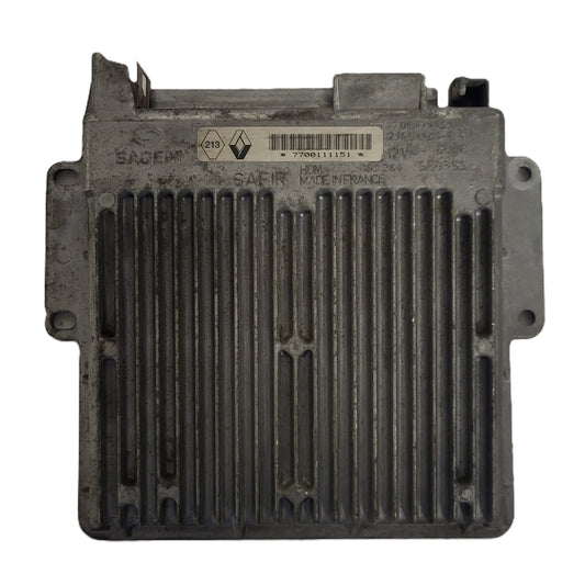 RENAULT 55 PIN CLIO ECU / 7700111151 / 21651136-6B / 7700868294 / 21651136-6