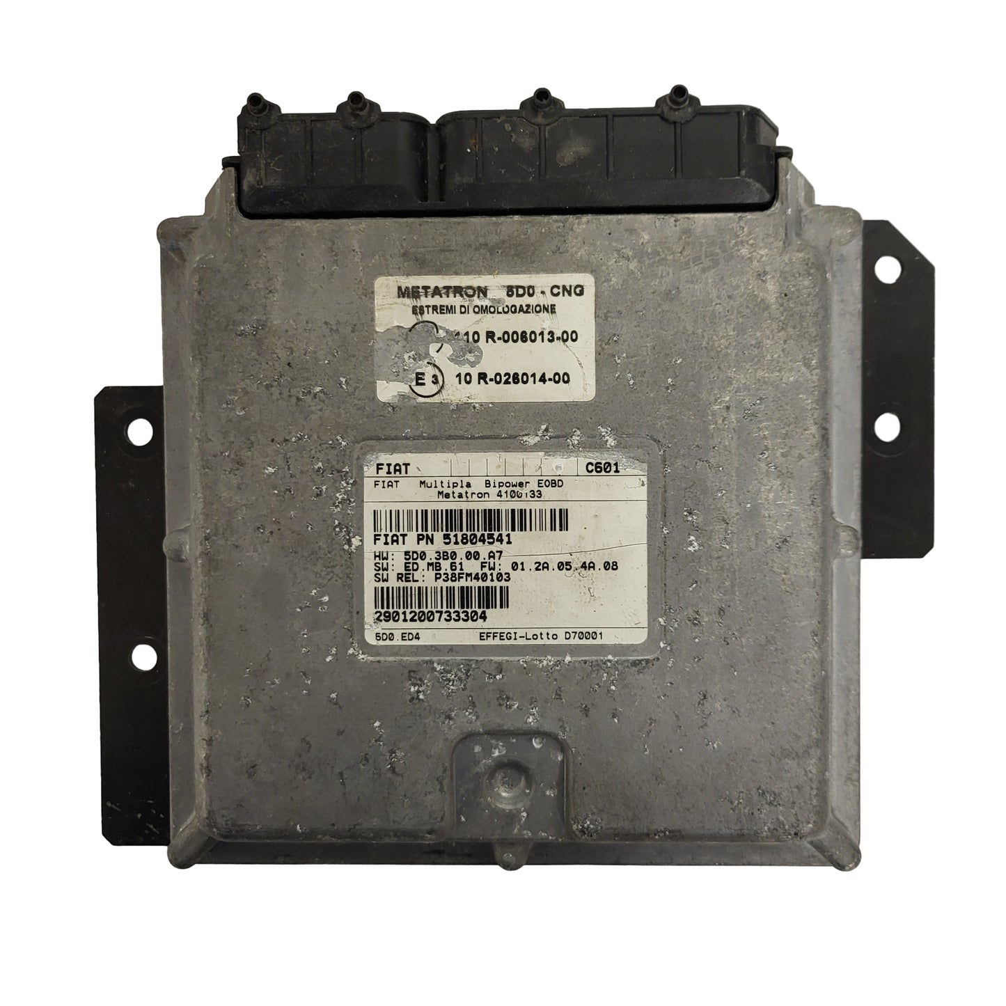 FIAT MULTIPLA ECU BIPOWER / 51804541 / C601 / 4100133 / METATRON