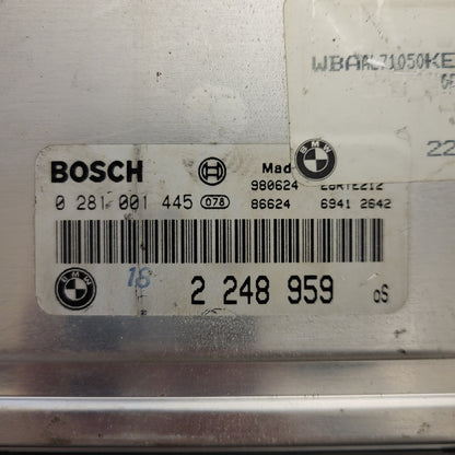 BMW E46 ECU / 0281001445 / 2248959 / 2249791 / BOSCH