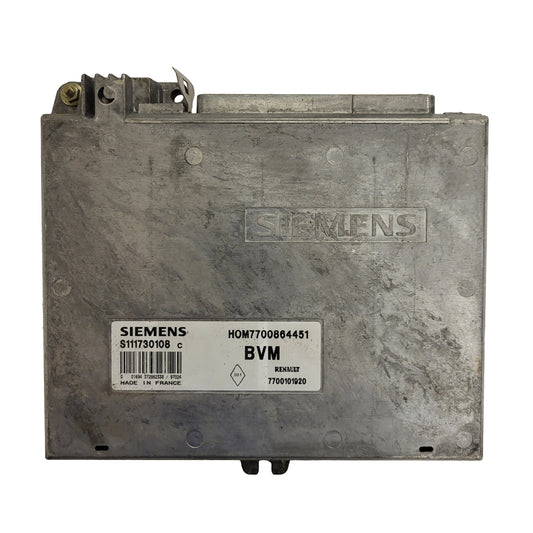 Renault ECU / S111730108C / HOM7700864451 / 7700101920 / S111730108 / SIEMENS