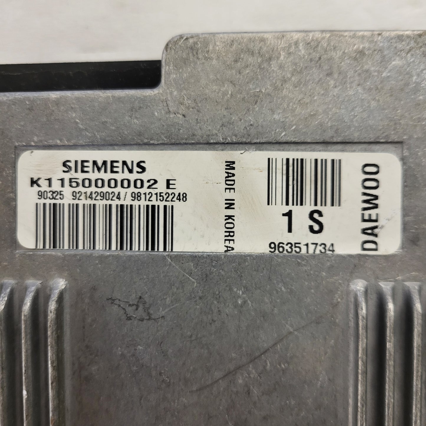 DAEWOO MATIZ  0.9 ECU / K115000002E / 96351734 / SIEMENS