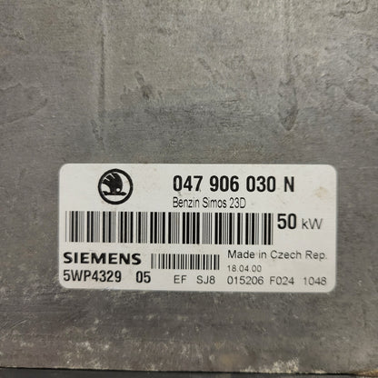 ŠKODA FELICIA ECU / 047906030N / 5WP4329 05 / SIMOS 23D / SIEMENS