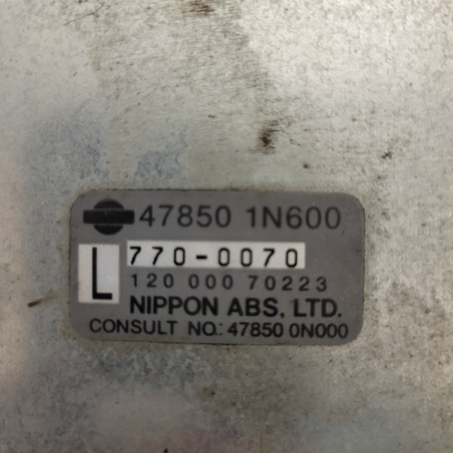 NISSAN ALMERA ECU / 47850-1N600 / 47850-0N000