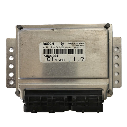 Fiat MAREA ECU TYPE / 0281010342 / 73501231 / BOSCH
