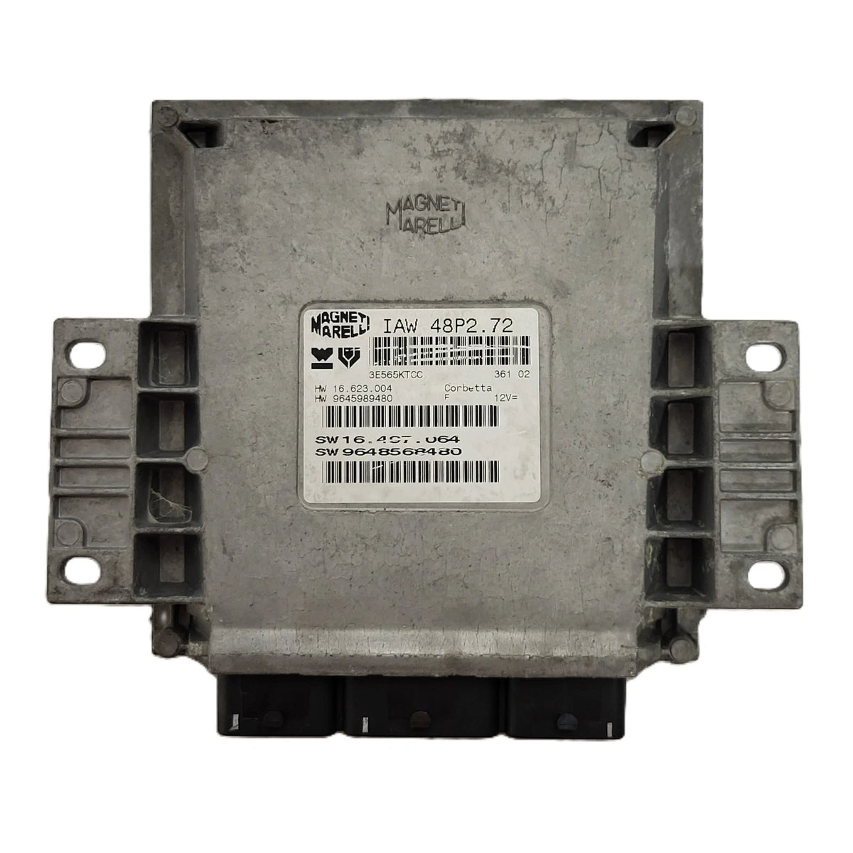 PEUGEOT CITROEN ECU / IAW 48P2.72 / SW 9648568480 / HW 9645989480 - C91-01 - 1