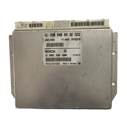 Mercedes a class ecu / 0295458332 / 0265109496 / bosch
